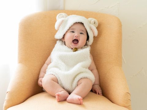 原スタジオ赤ちゃん写真