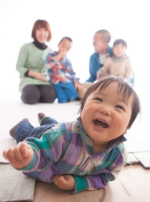 岡村写真工房セピア赤ちゃん写真