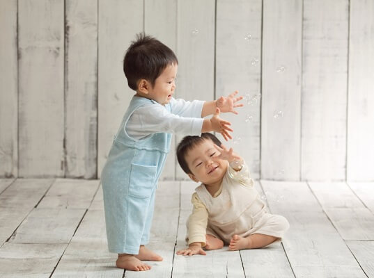 岡村写真工房セピア赤ちゃん写真